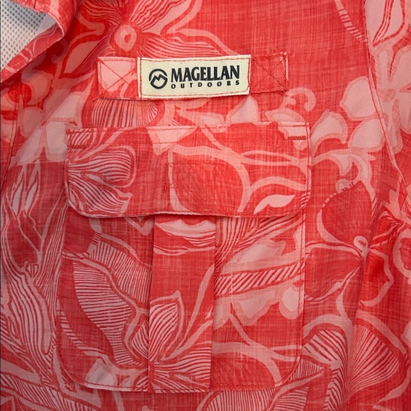 Magellan Outdoors Coral Floral Midi Dress - Picture 3 of 6